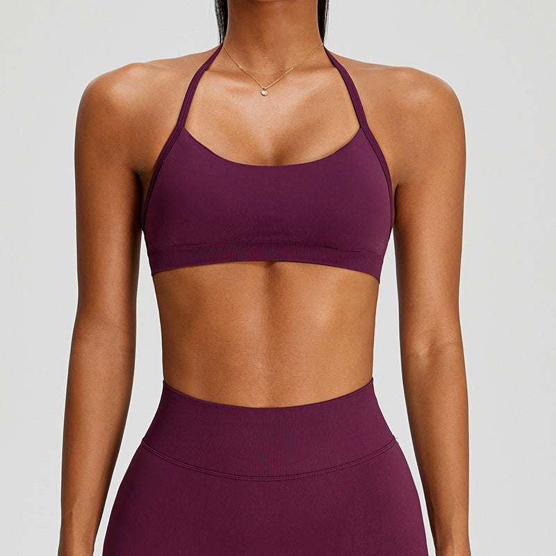Seamless Thin-Strap Sports Bra For Women Outdoor