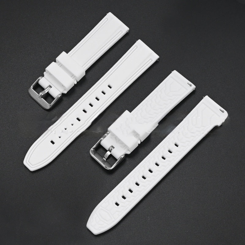 All-match 20mm Mercury Moon Two-color Silicone Strap