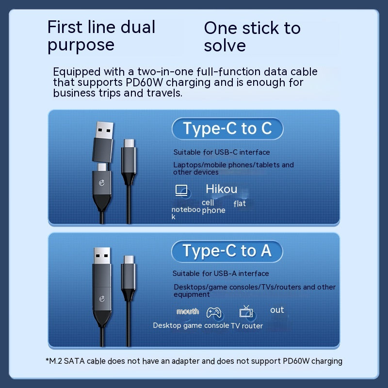 SSD Box Mobile Universal Notebook External