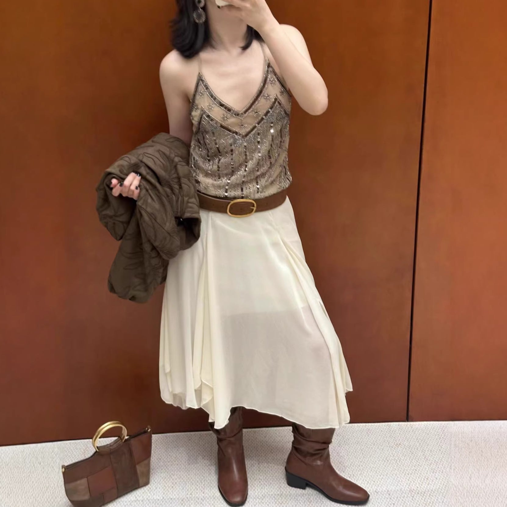 Women's New Embroidered Sexy Underwear Vest