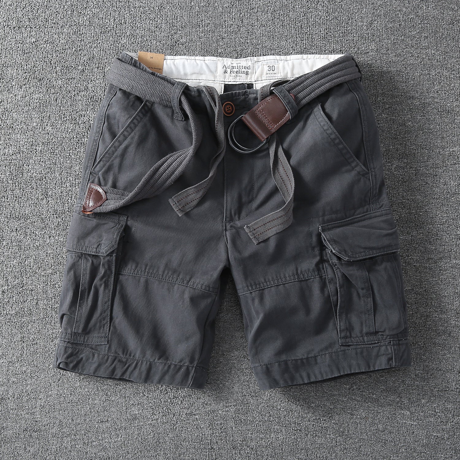 Retro Heavy Casual Overalls Pants