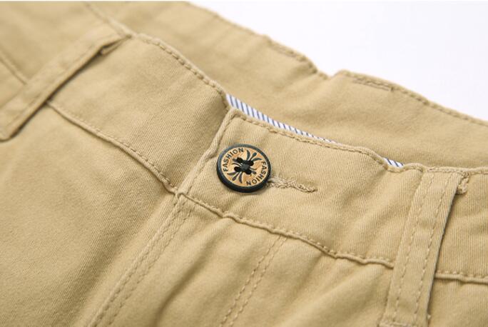 Fashionable Pure Cotton Casual Simple Straight Pants