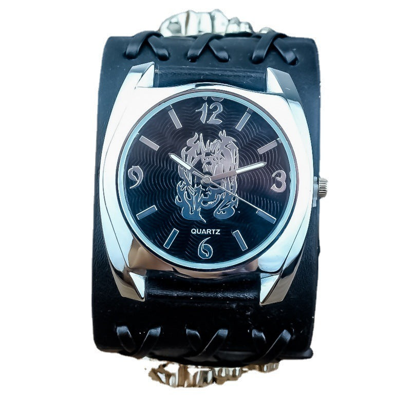 Men's Motorcycle Party Ghost Head Quartz Watch Fashion