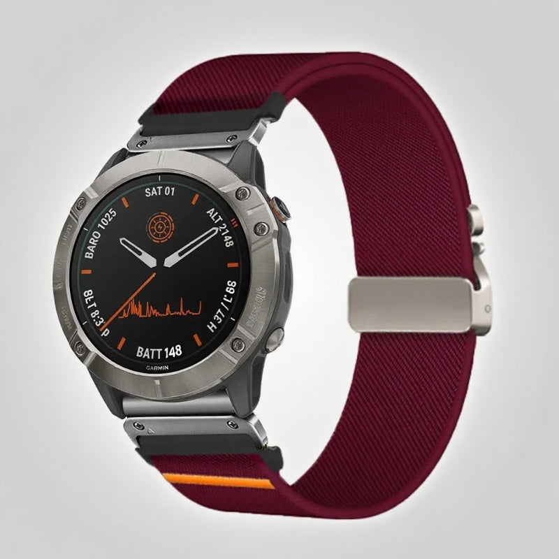 Elastic String Fabric Woven Men Watch Strap