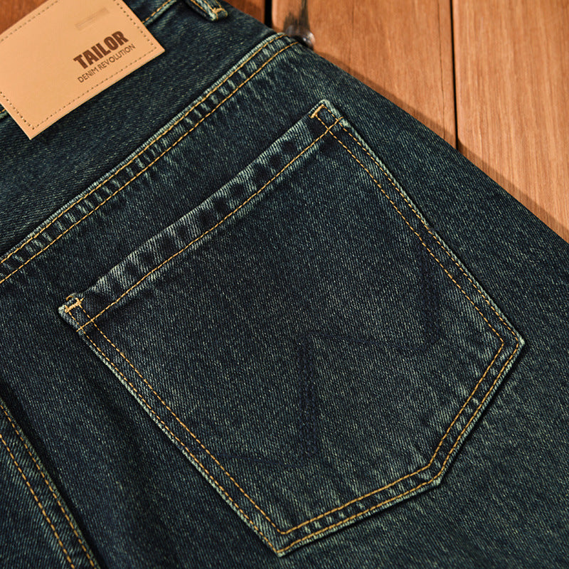 Men's Retro Straight Type Casual Jeans