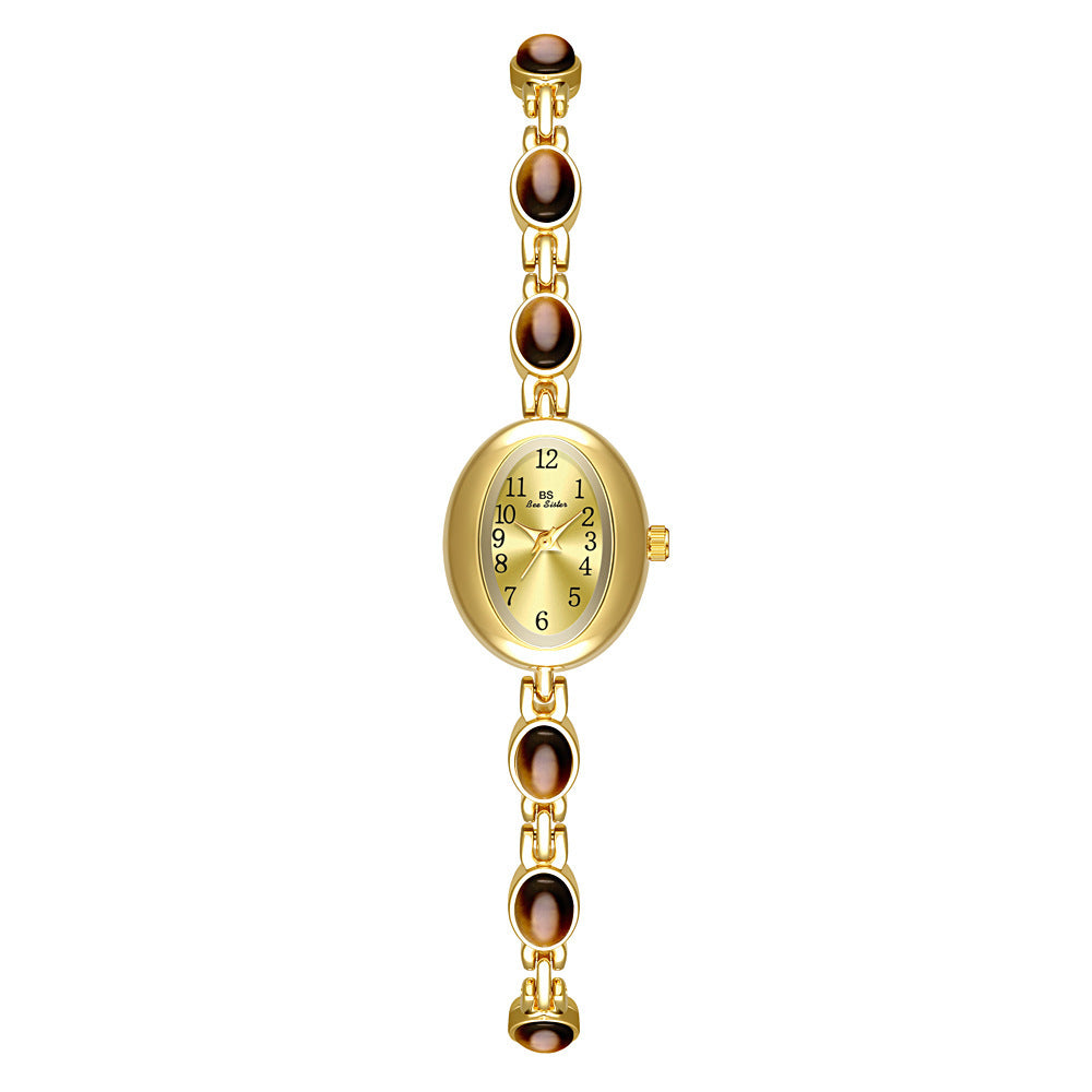 Natural Jade Multi-treasure Bracelet Fu Lu Shou