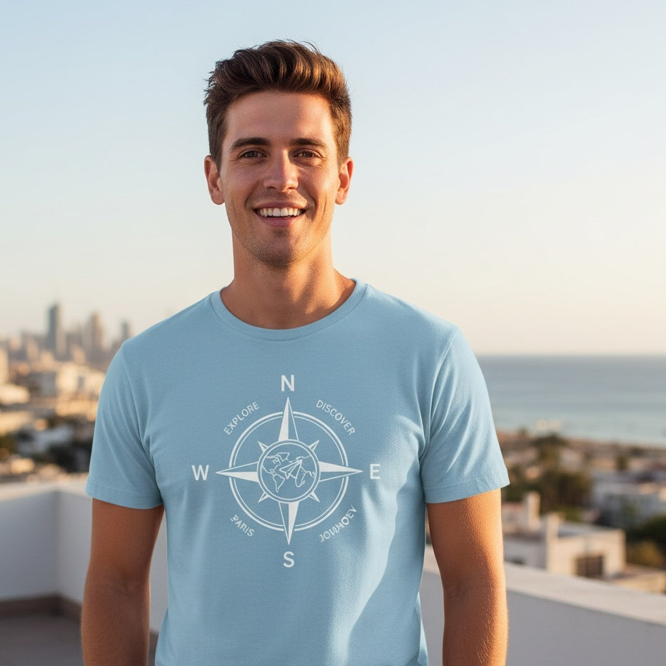 Summer Loose Short Sleeves T-shirt Men's And Women's Round Neck