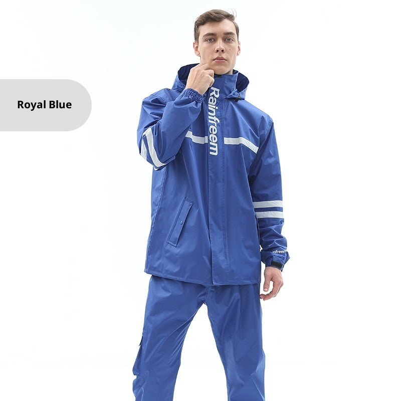Raincoat Rain Pants Suit Outdoor Fashion Double-layer Split In Stock