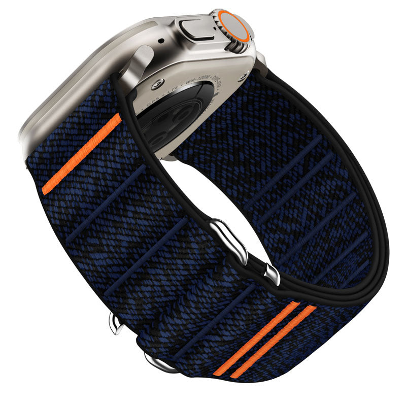 Elastic Nylon Watchband Stainless Steel Buckle