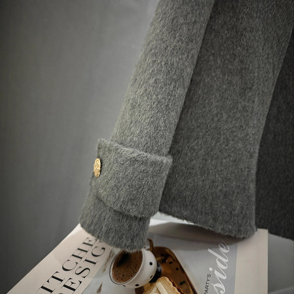 Women's Small Temperament Suit Woolen Coat