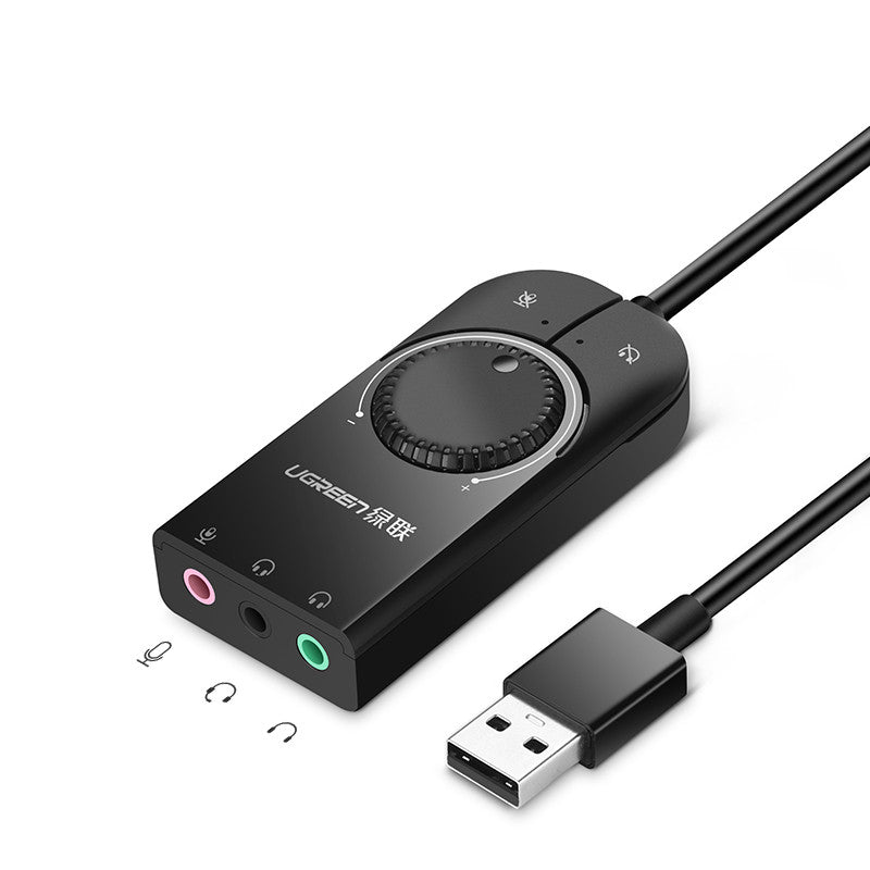 External Desktop Computer Notebook External Independent Audio Converter