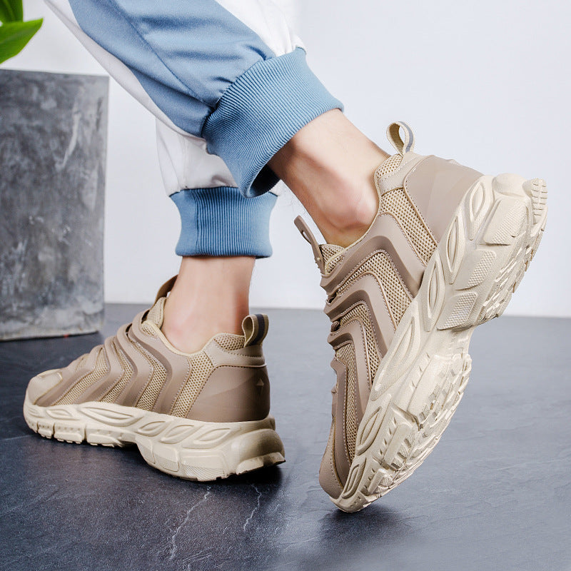 Casual Breathable Mesh Shoes Personality Fashion Color Matching Men's Shoes