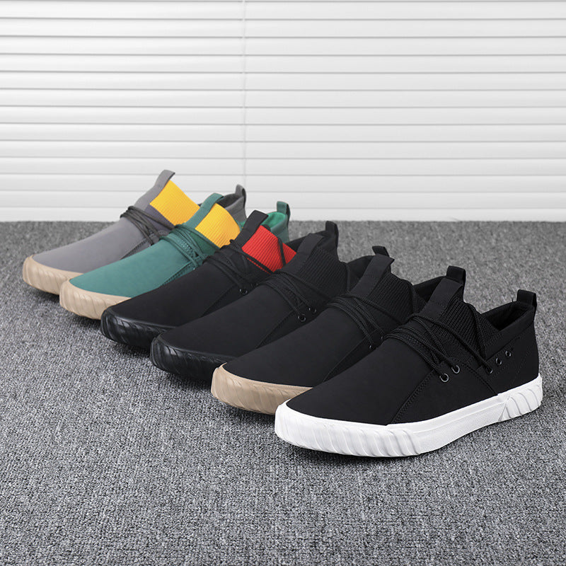 Casual Sports Style Men's Trendy Sneakers And Cloth Shoes