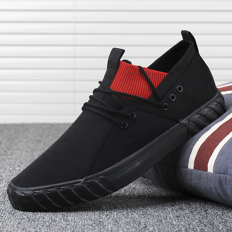 Casual Sports Style Men's Trendy Sneakers And Cloth Shoes