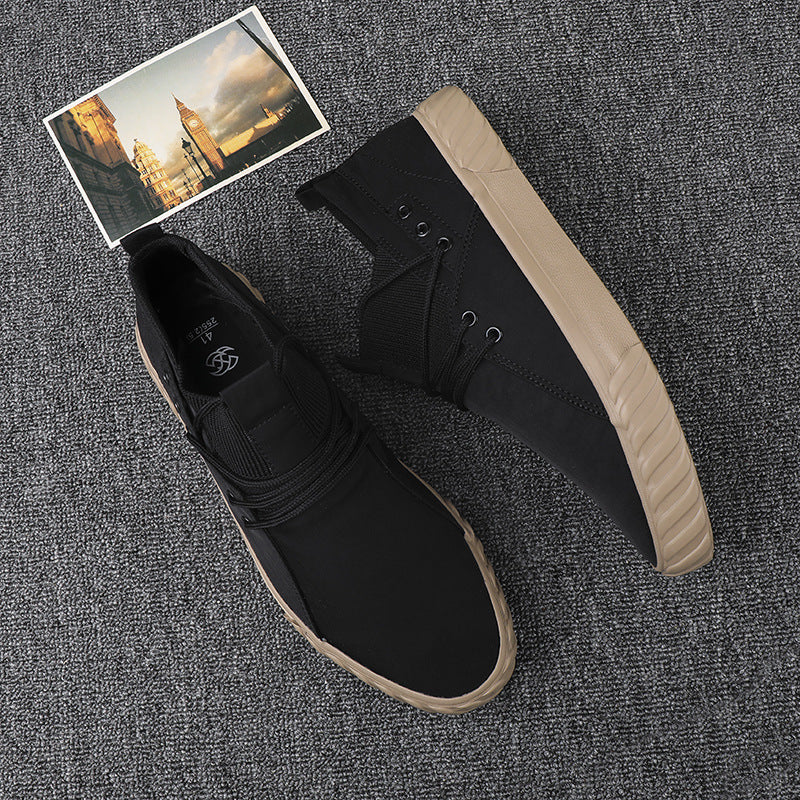 Casual Sports Style Men's Trendy Sneakers And Cloth Shoes