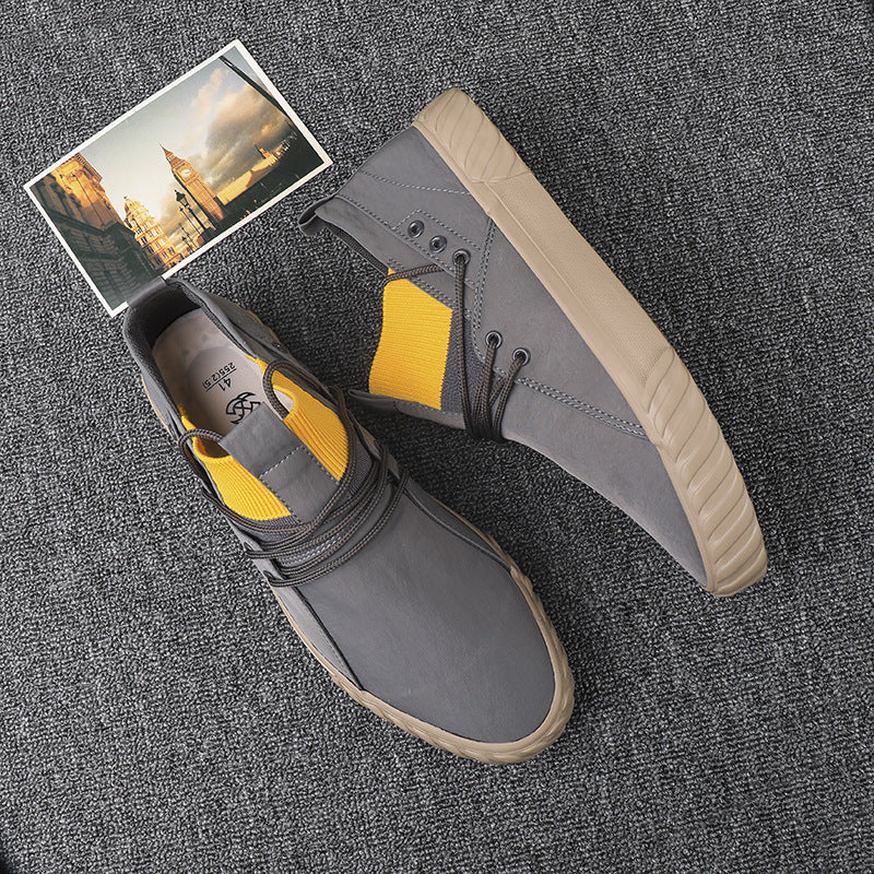 Casual Sports Style Men's Trendy Sneakers And Cloth Shoes