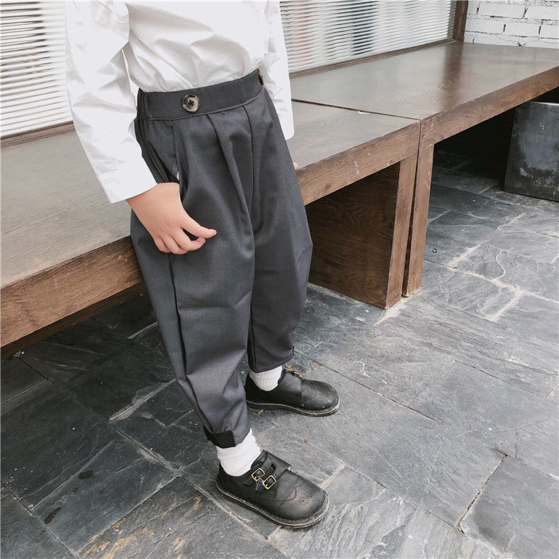 Children's straight trousers and carrot pants