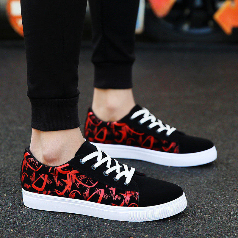 Casual Shoes Men's Korean Style Trendy Student Canvas Shoes