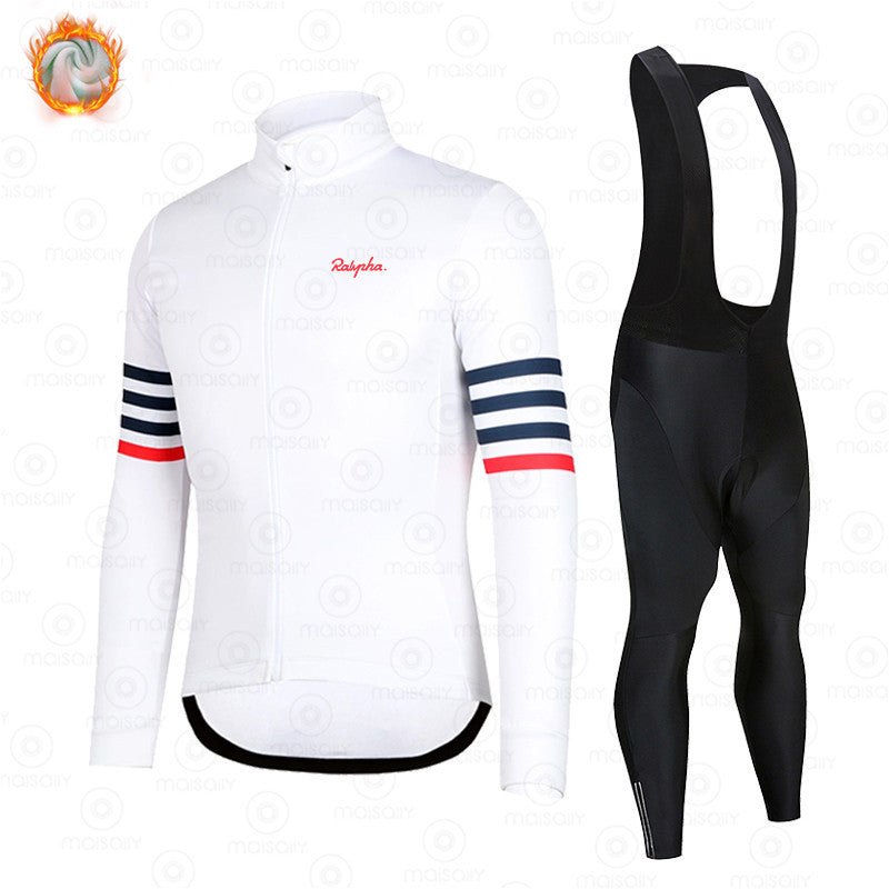 New Spring And Autumn Long-Sleeved Outdoor Cycling Clothes Suit Warm And Breathable Bicycle Outdoor Clothing Wholesale Supply