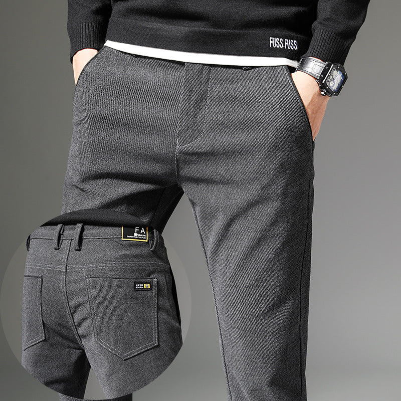 Men's Spring Leisure Trousers Long Trousers In The Young Business