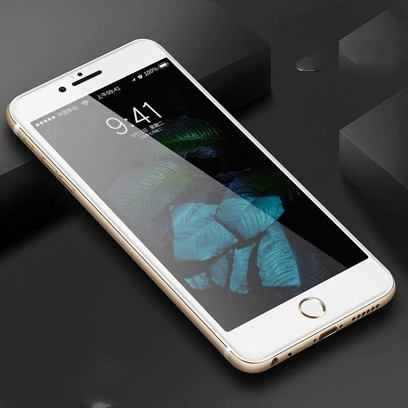 Compatible with Apple, Compatible with Apple , 7Plus Tempered Film 7 Full Screen Hard Edge Iphone8Plus, 6S Mobile Phone Glass Film