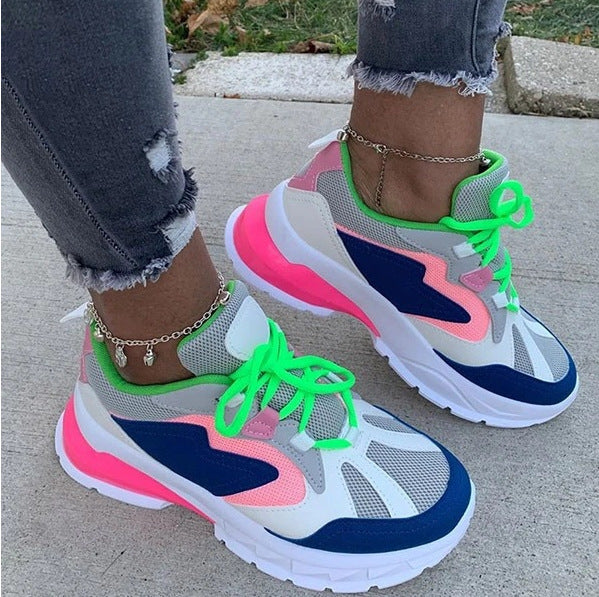 Autumn And Winter Lightning Front Strap Round Toe Women'S Autumn Flat-Heel Low-Top Solid Color Sneakers