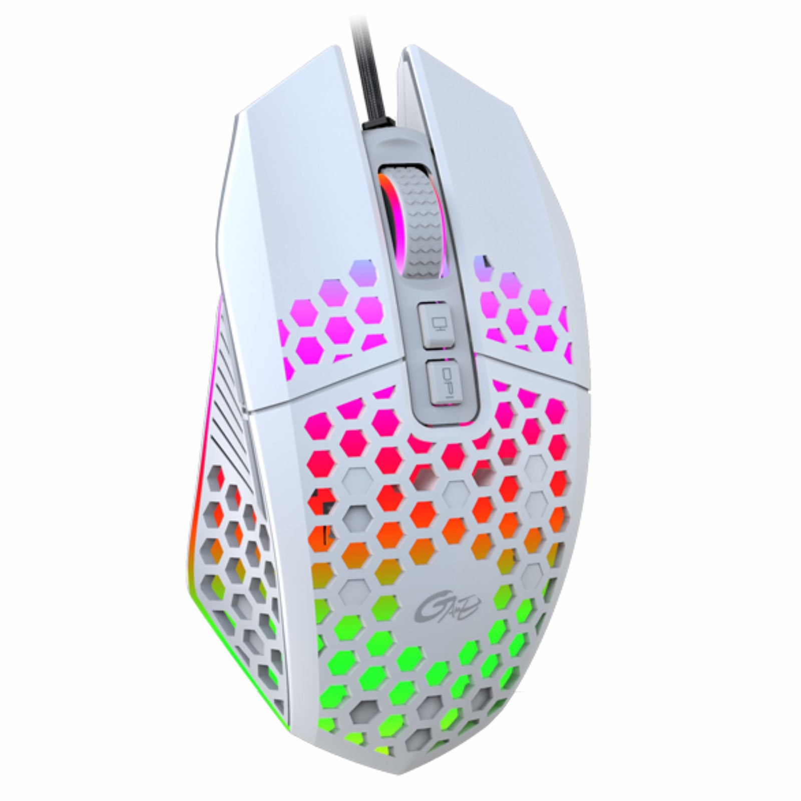 X801 Wired Mouse Hole Hollow Luminous Desktop Computer Notebook Office Game Competition 8000Dpi