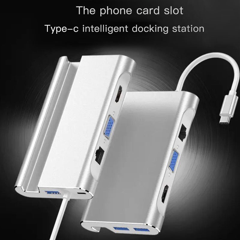 Type-c Eight-in-one Multifunctional Conversion Hub
