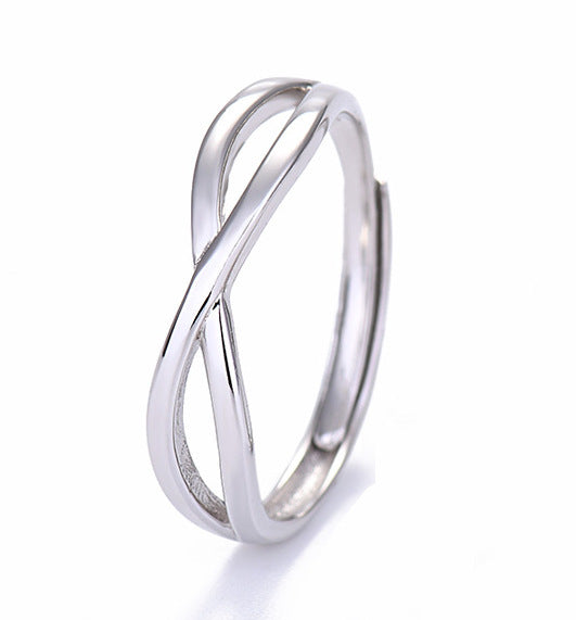 S925 Silver Couple Ring, A Pair Of Simple Long-Distance Dating, Couple Rings For Men And Women, Students Give Gifts To Their Girlfriends