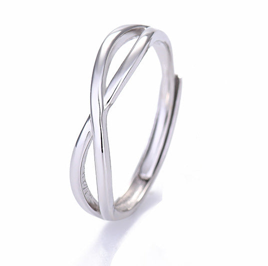 S925 Silver Couple Ring, A Pair Of Simple Long-Distance Dating, Couple Rings For Men And Women, Students Give Gifts To Their Girlfriends