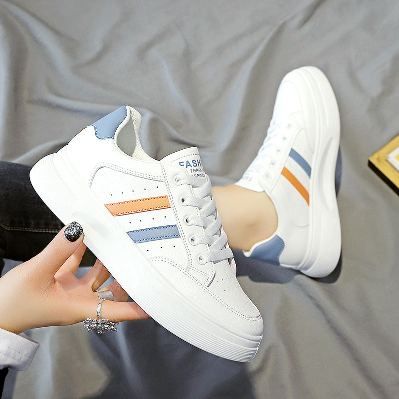 Little White Shoes Female Spring And Autumn New Female Shoes Student Thick-Soled Trendy Shoes All-Match