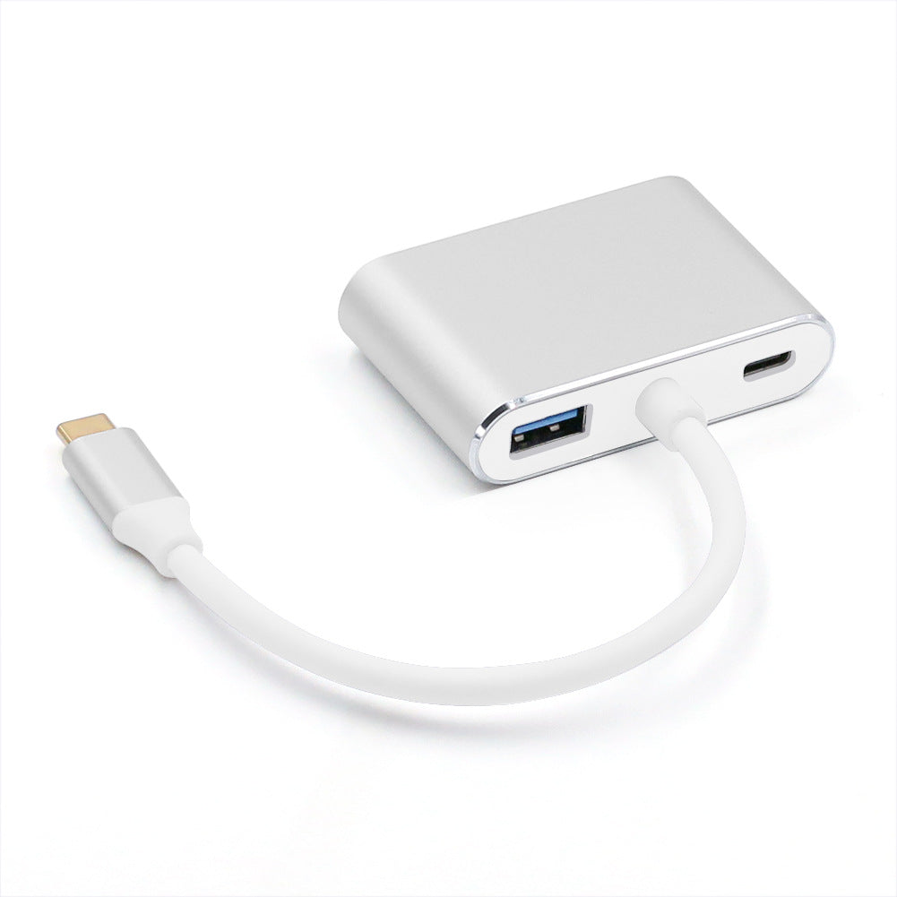 Rankman Type-C to HDMI-compatible 4K VGA USB C 3.0 Hub