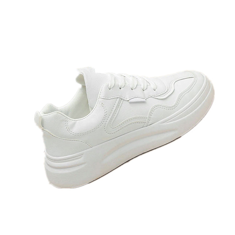 Students Show Feet Small Super Fire Breathable White Sneakers