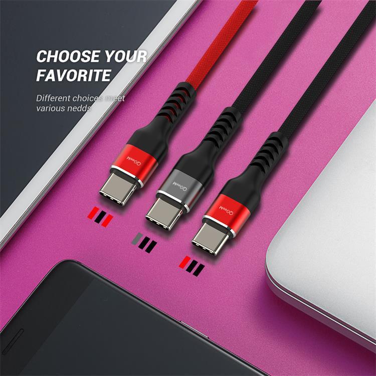 QGeeMUSB A To Type-C Fast Charge Data Cable 5V2.4A Compatible With Android Phones
