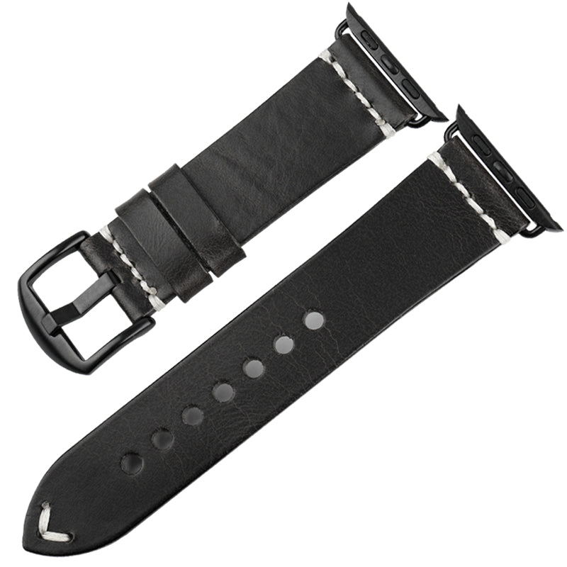 Italian Oil Wax Leather Watch Leather Strap