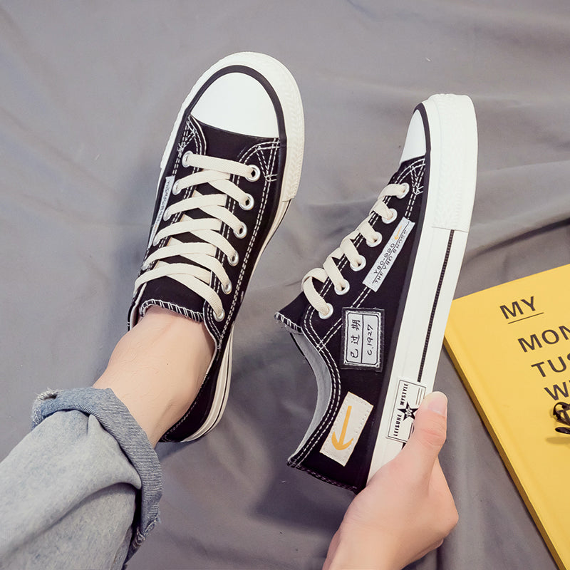 Canvas Shoes Men's Korean Style Trend All-Match Casual Shoes Men's Summer Breathable Shoes