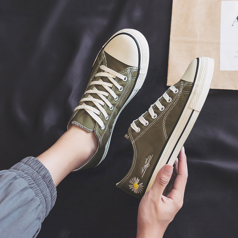 Canvas Shoes Men's Korean Style Trend All-Match Casual Shoes Men's Summer Breathable Shoes