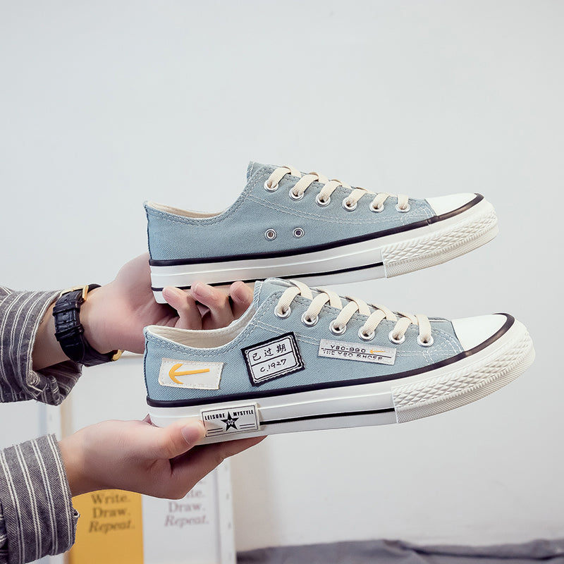 Canvas Shoes Men's Korean Style Trend All-Match Casual Shoes Men's Summer Breathable Shoes