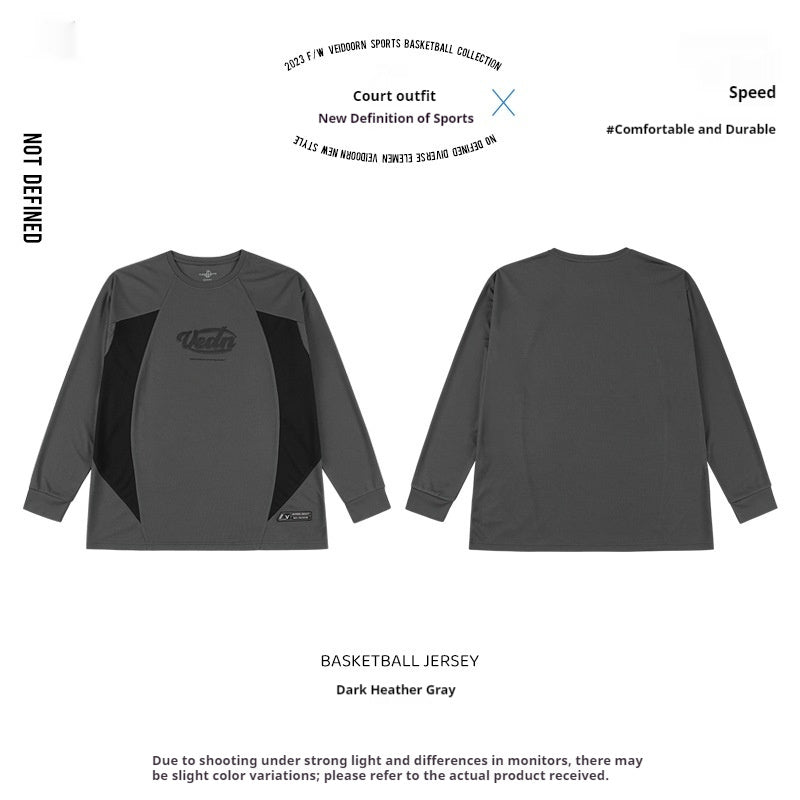 T-shirt Men's American Basketball Sports Running Top Breathable Mesh