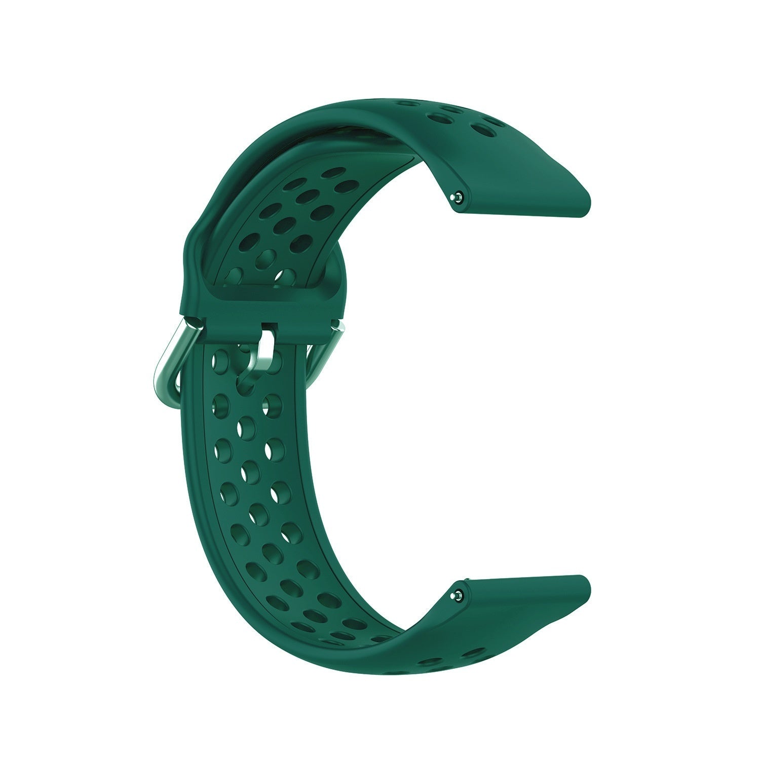 Silicone Watch Strap Porous Straight Buckle