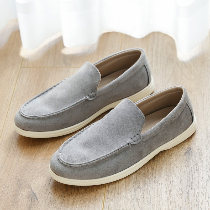Slip-on Suede Loafers Shoe Cover Lazy Feet