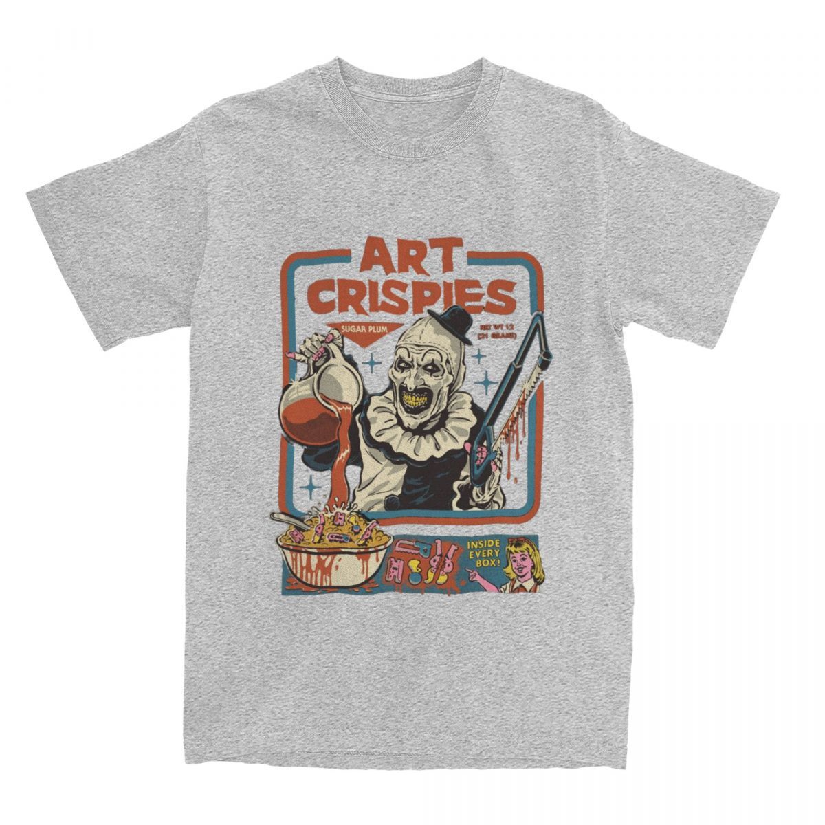 Art Crispies Scary Clown Shirt Solid Color