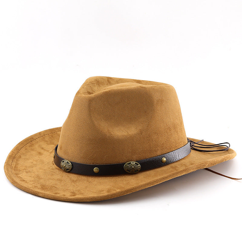Curved Edge Western Cowboy Hat Men And Women