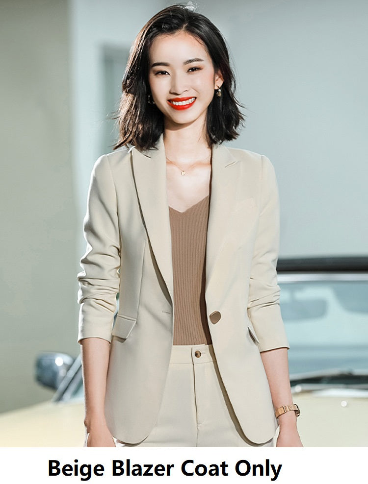 Xian Gao Professional Suit Fashion Temperament Goddess Fan