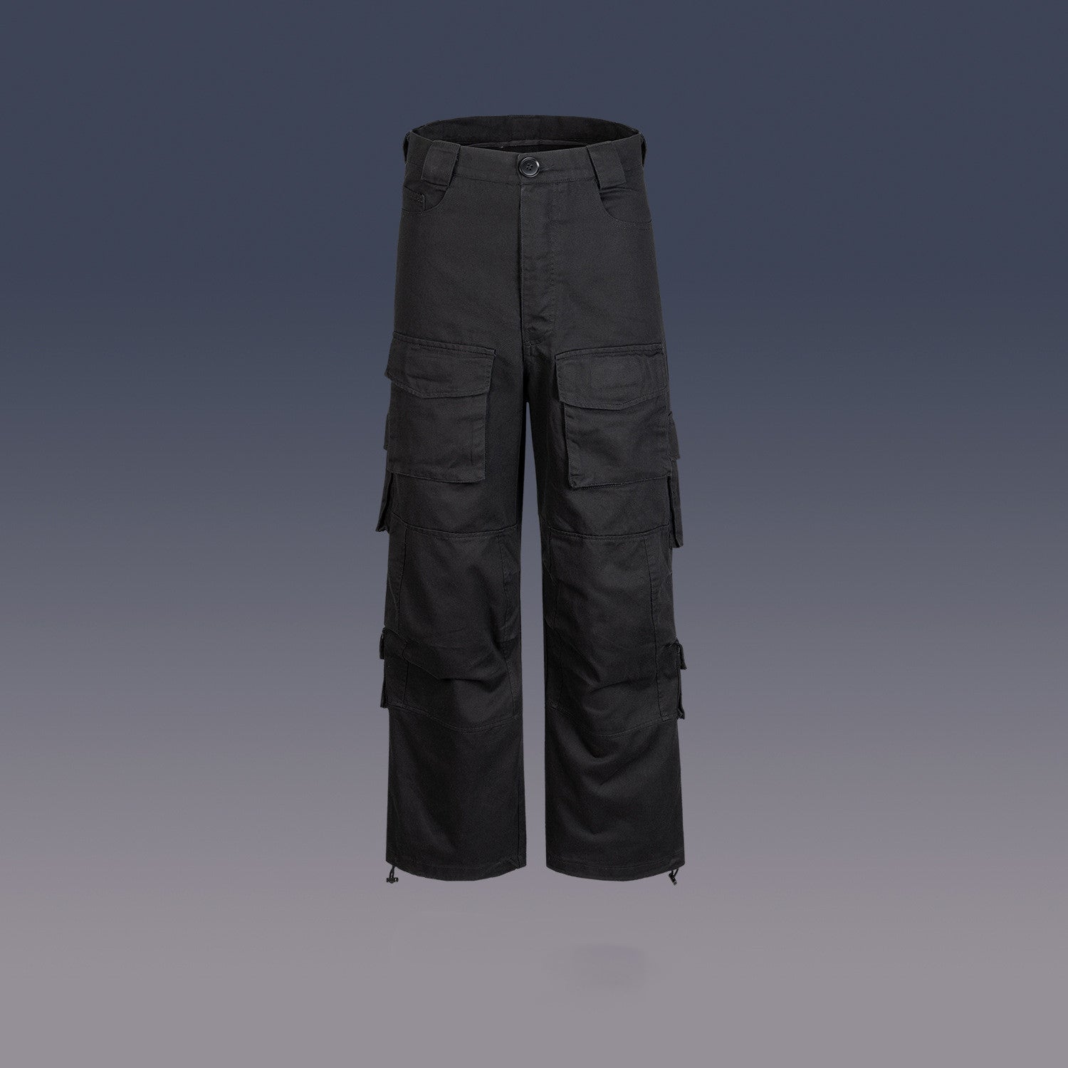 Men's Large Pocket Wide Leg Cannonball Cargo Pants