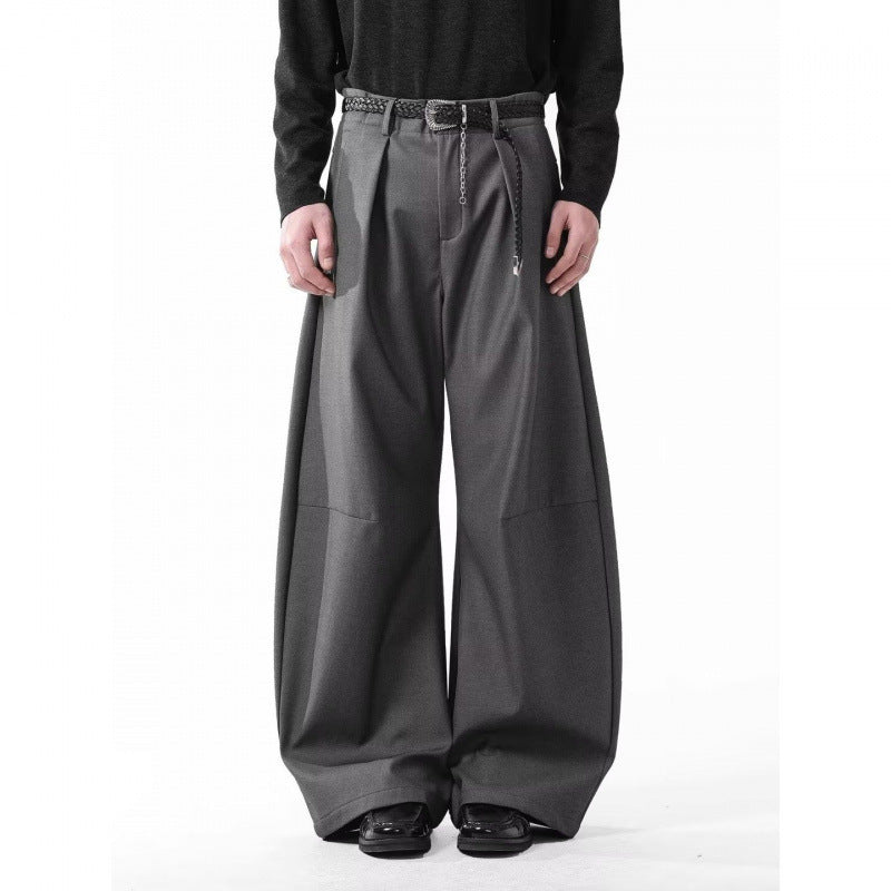 Loose Casual Pants Men's Versatile Thin Draping Wide Leg