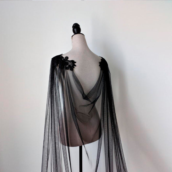 Mesh Lace New Style Bridal Wedding Shawl