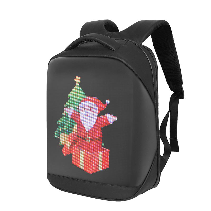 Waterproof Rucksack Fashion Led Backpack Smart Advertising Business