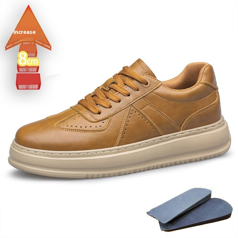 Men's Lace Up Lightweight Trendy All-matching Casual Board Shoes