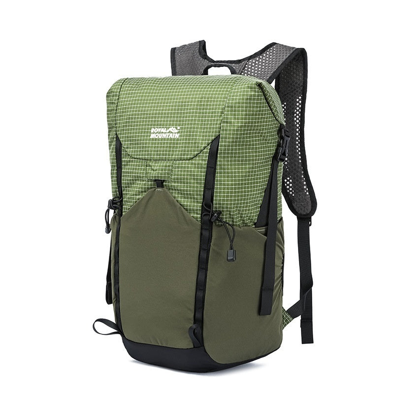 Outdoor Lightweight Curved Edge Foldable Storage 25L Backpack